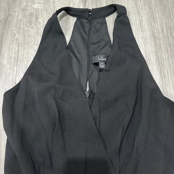 Lulus In the City Black Surplice Sleeveless Jumpsuit - Picture 8 of 9